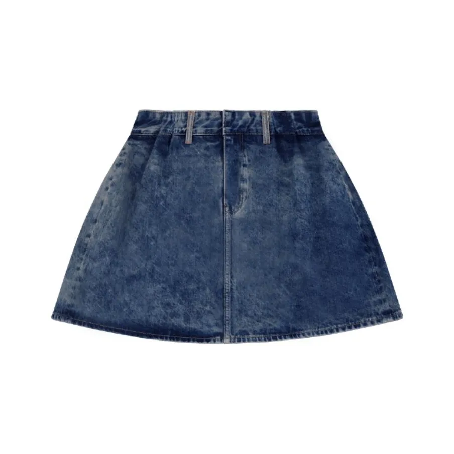 WE11DONE SS23 Denim Short Skirts Women's Blue