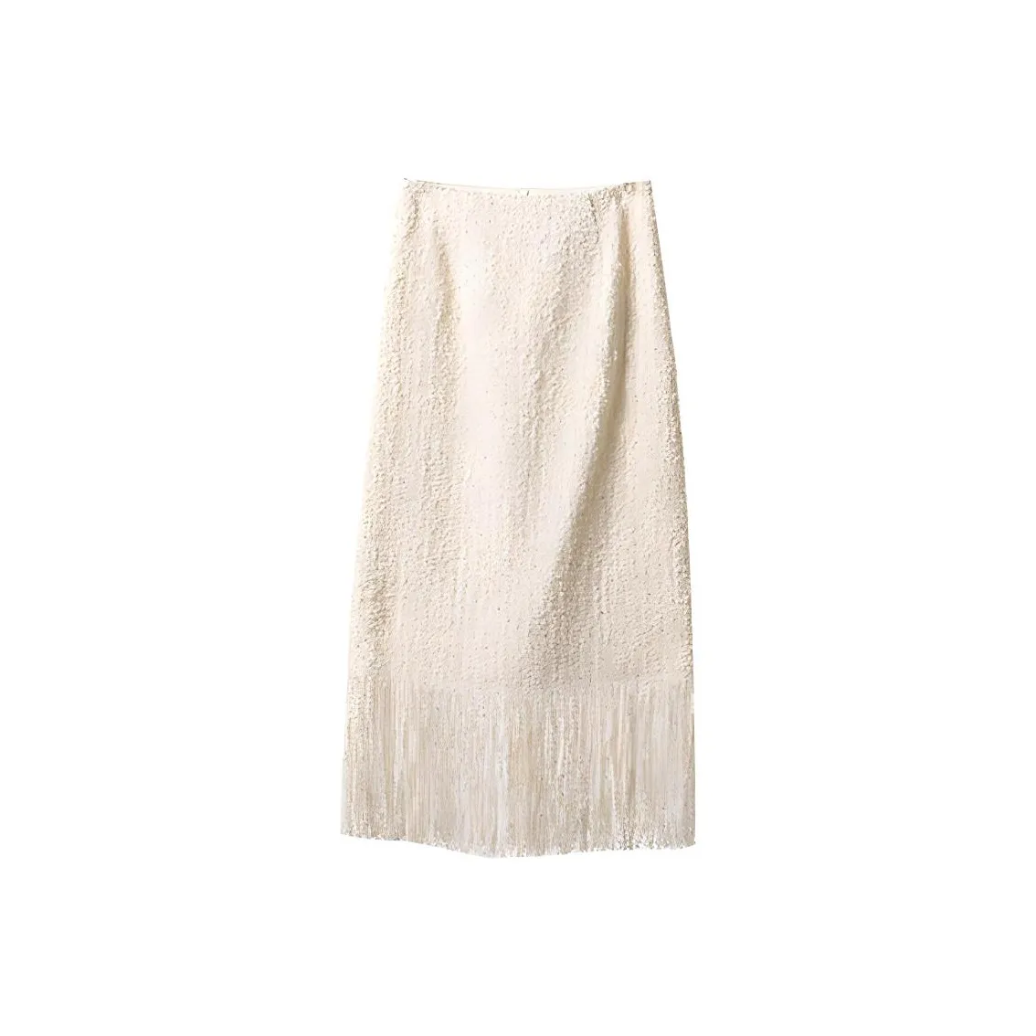 YUMOMO STAR Элегантная бежевая женская повседневная длинная юбка