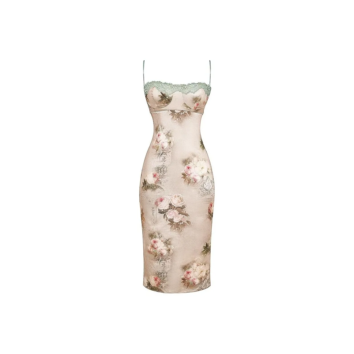 HOUSE OF CB VENUS Slip Dresses Women's FLORAL/Floral Print