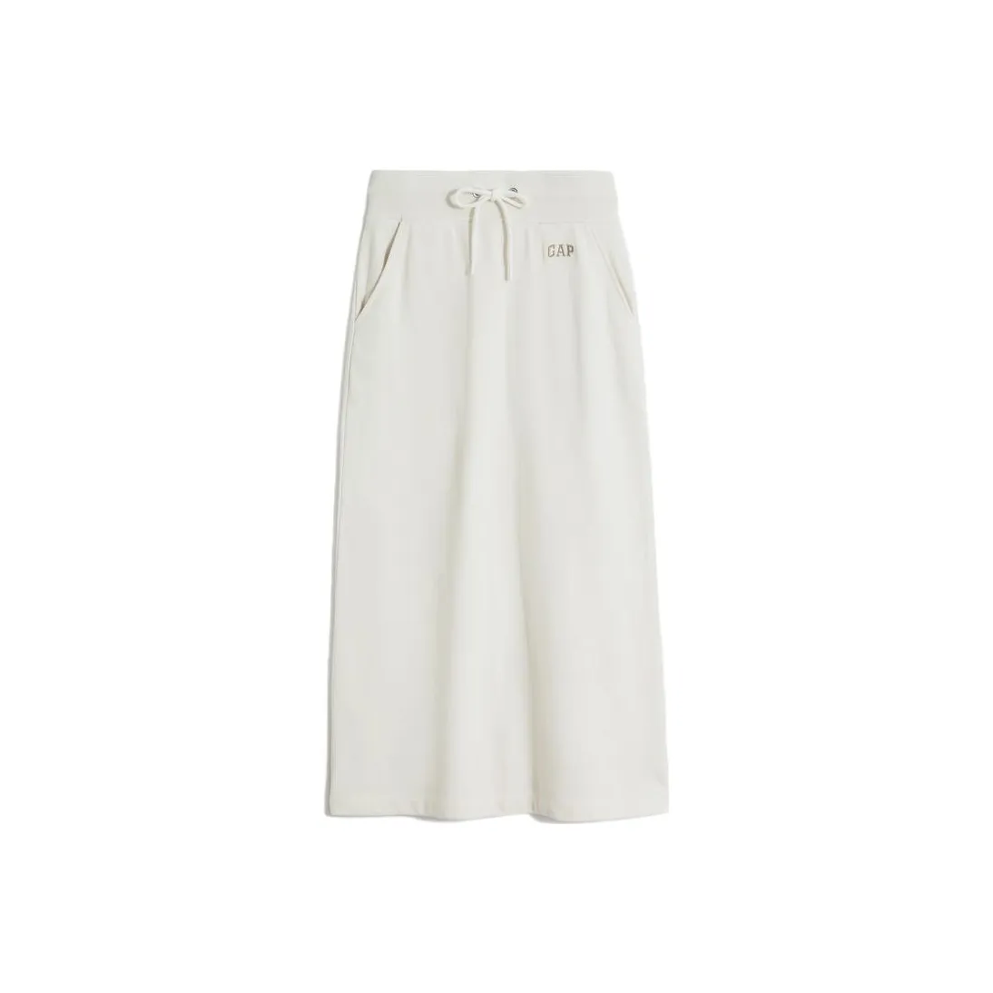 GAP Серый белый Женские Повседневные длинные юбки