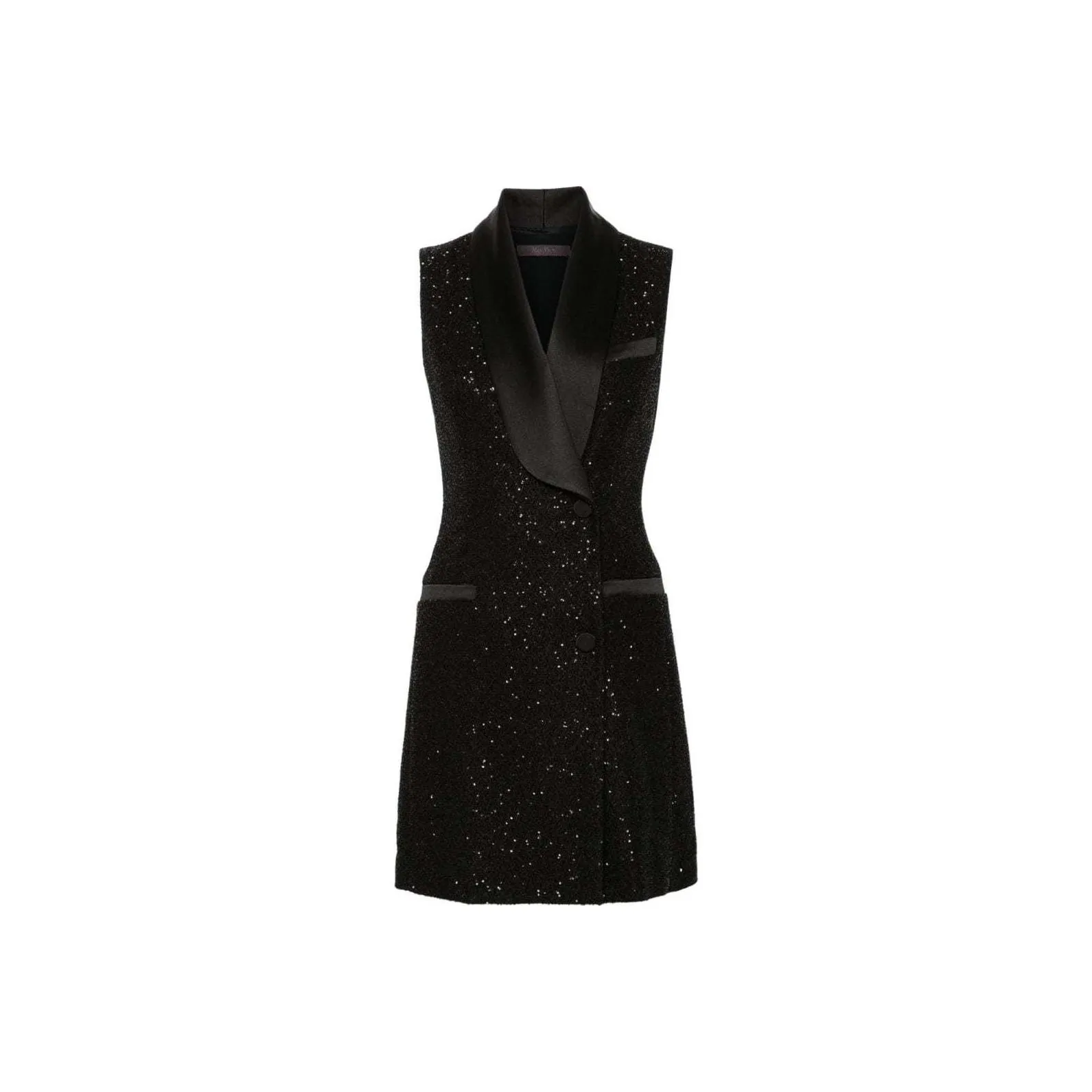 MaxMara Eiffel Embellished Sleeveless Dress