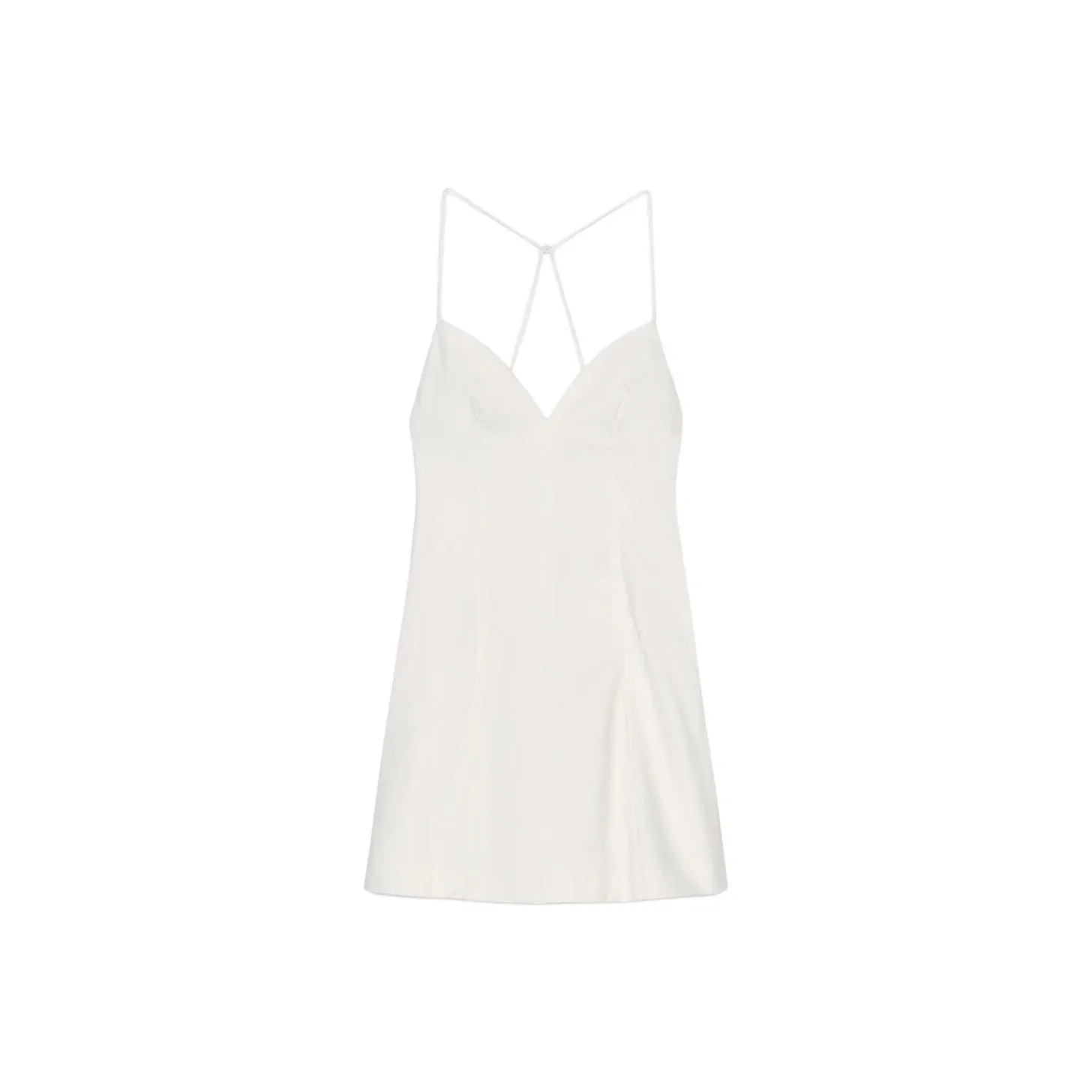 ZARA Slip Dresses Women's White