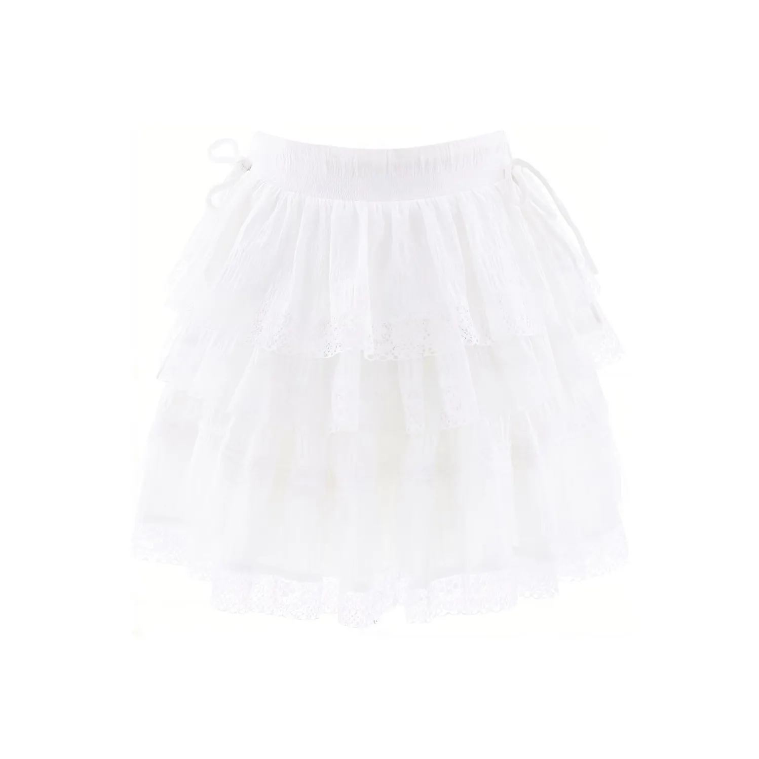Blovelan Casual Short Skirts Women's White