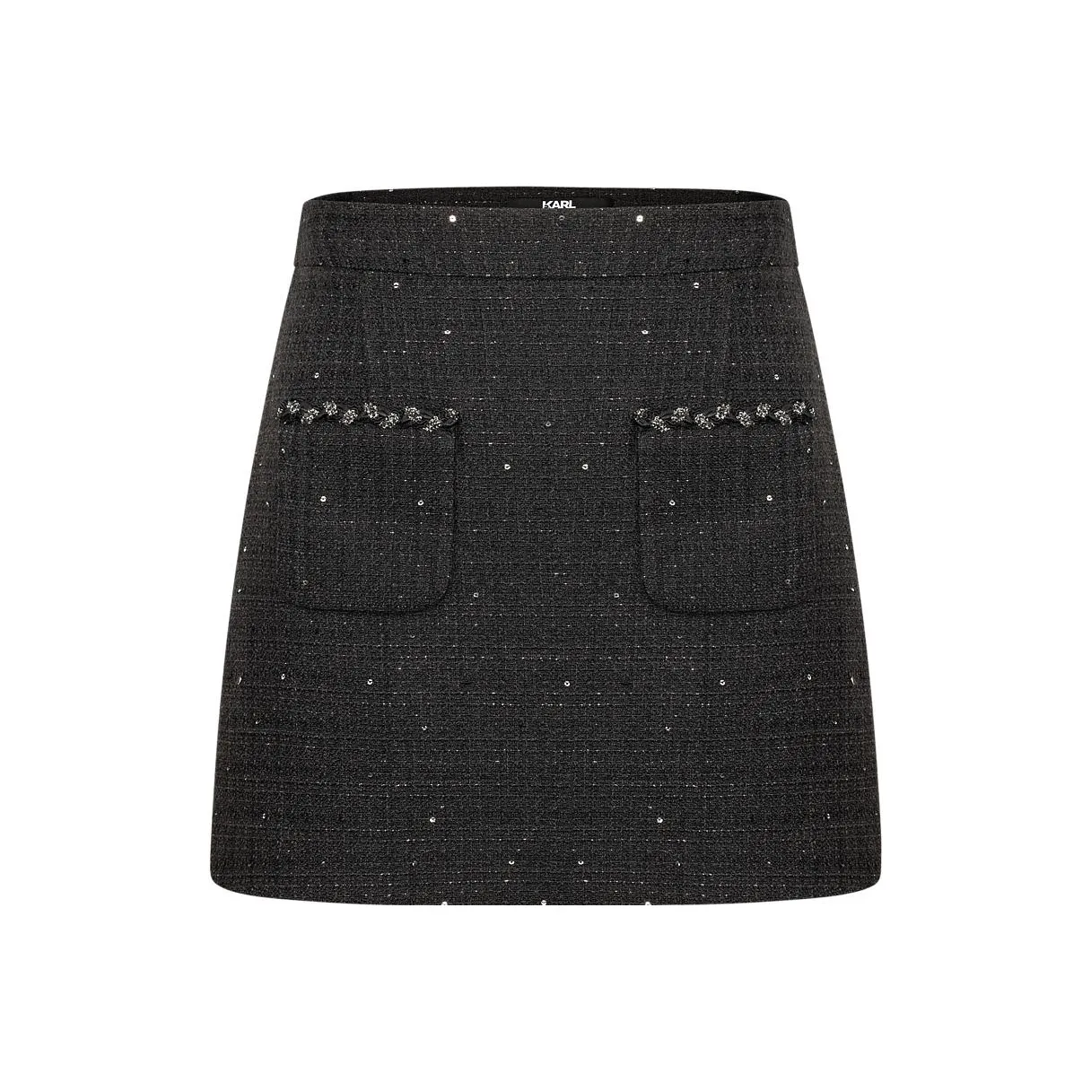 KARL LAGERFELD Повседневные короткие юбки Женские Черный