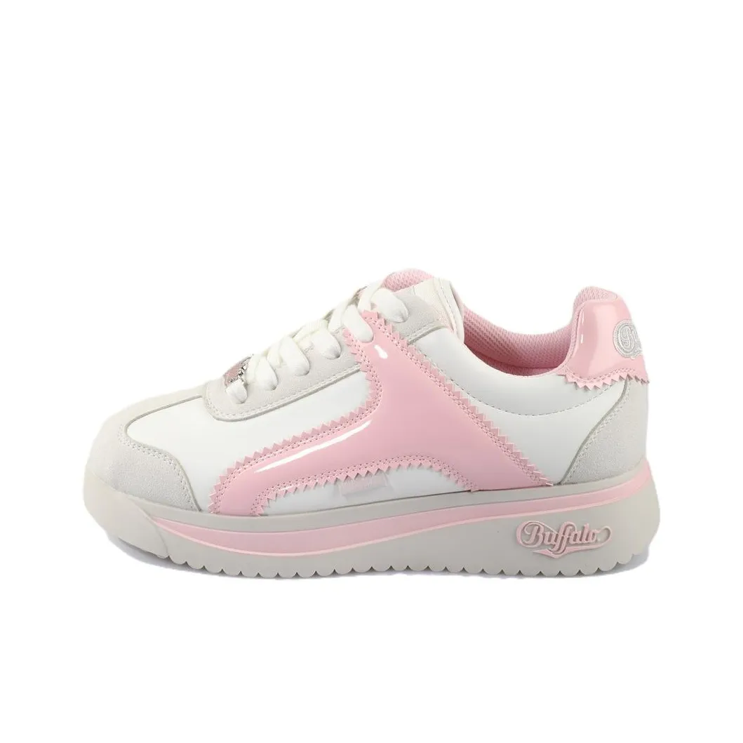 Buffalo Низкий Топ Повседневный Унисекс Розовый Белый