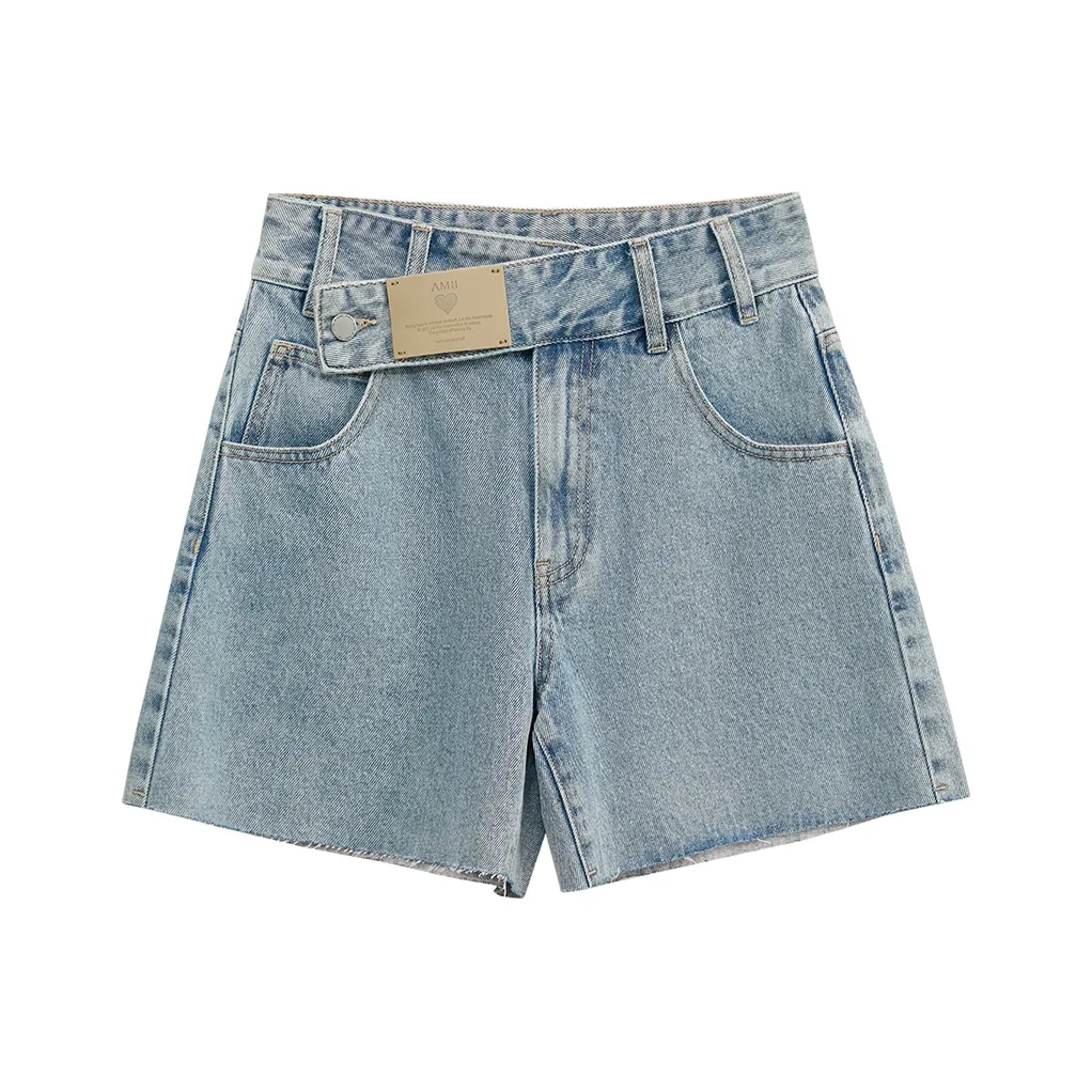 AMII Джинсовый синий Женские Джинсовые шорты