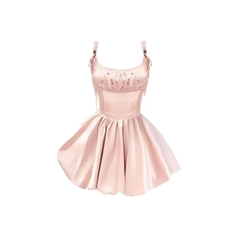 SCCREBEL OFFICIAL Slip Платье Женское Розовое
