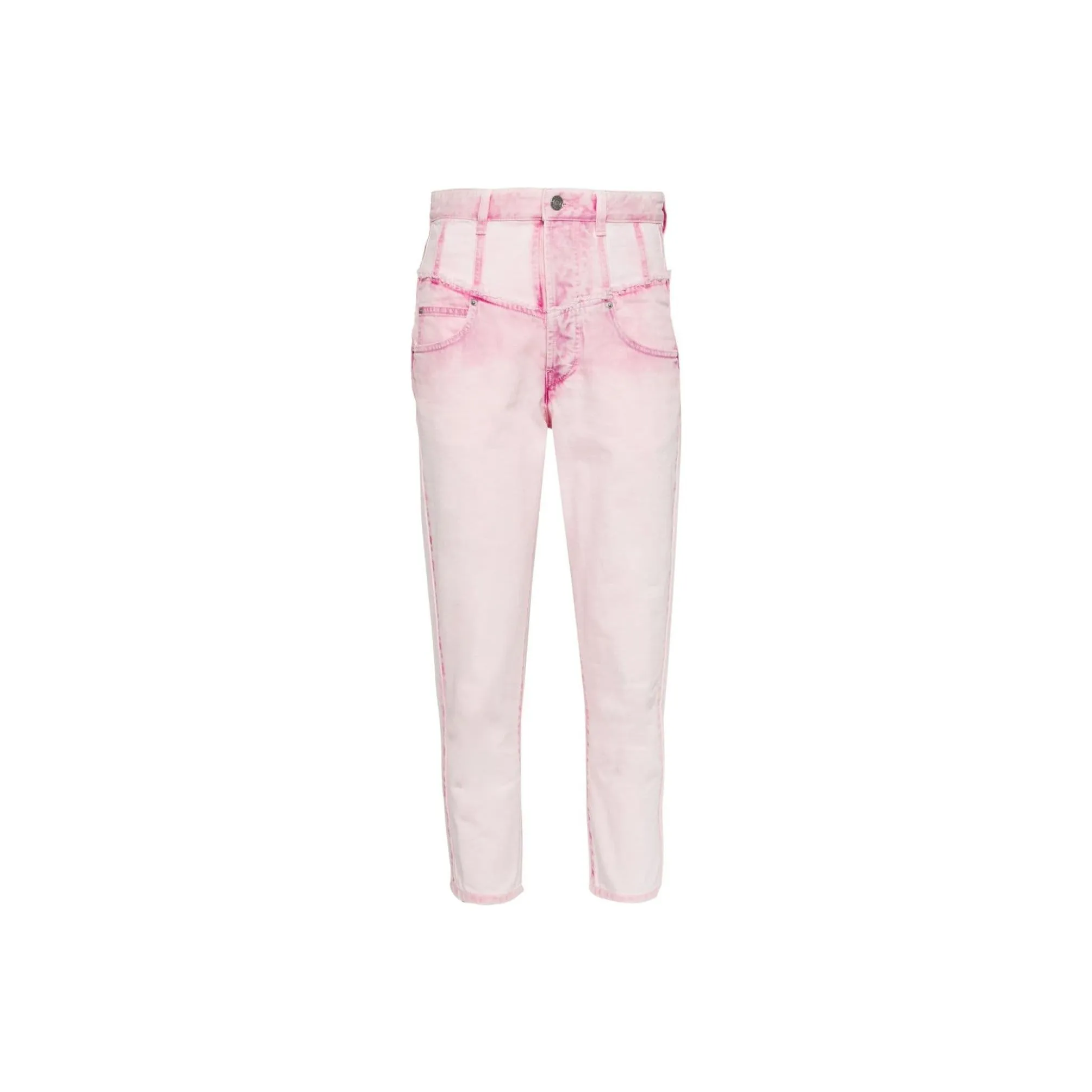 ISABEL MARANT Oliviani High Waisted Frayed Jeans