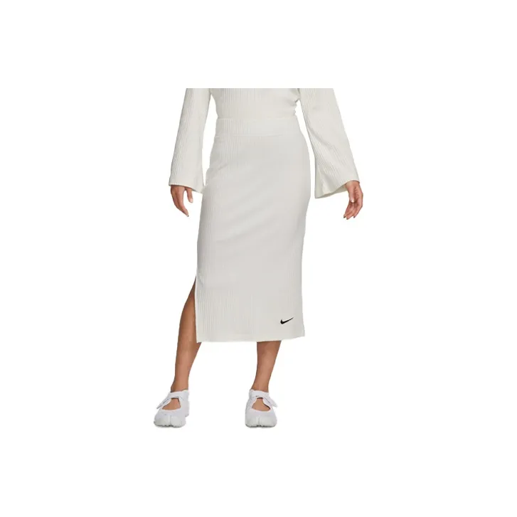Nike Casual Long Skirts Women's Sail White