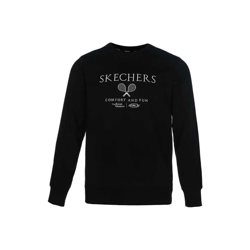 Свитшот Skechers Greek Sports Series Унисекс Угольно-черный 0018