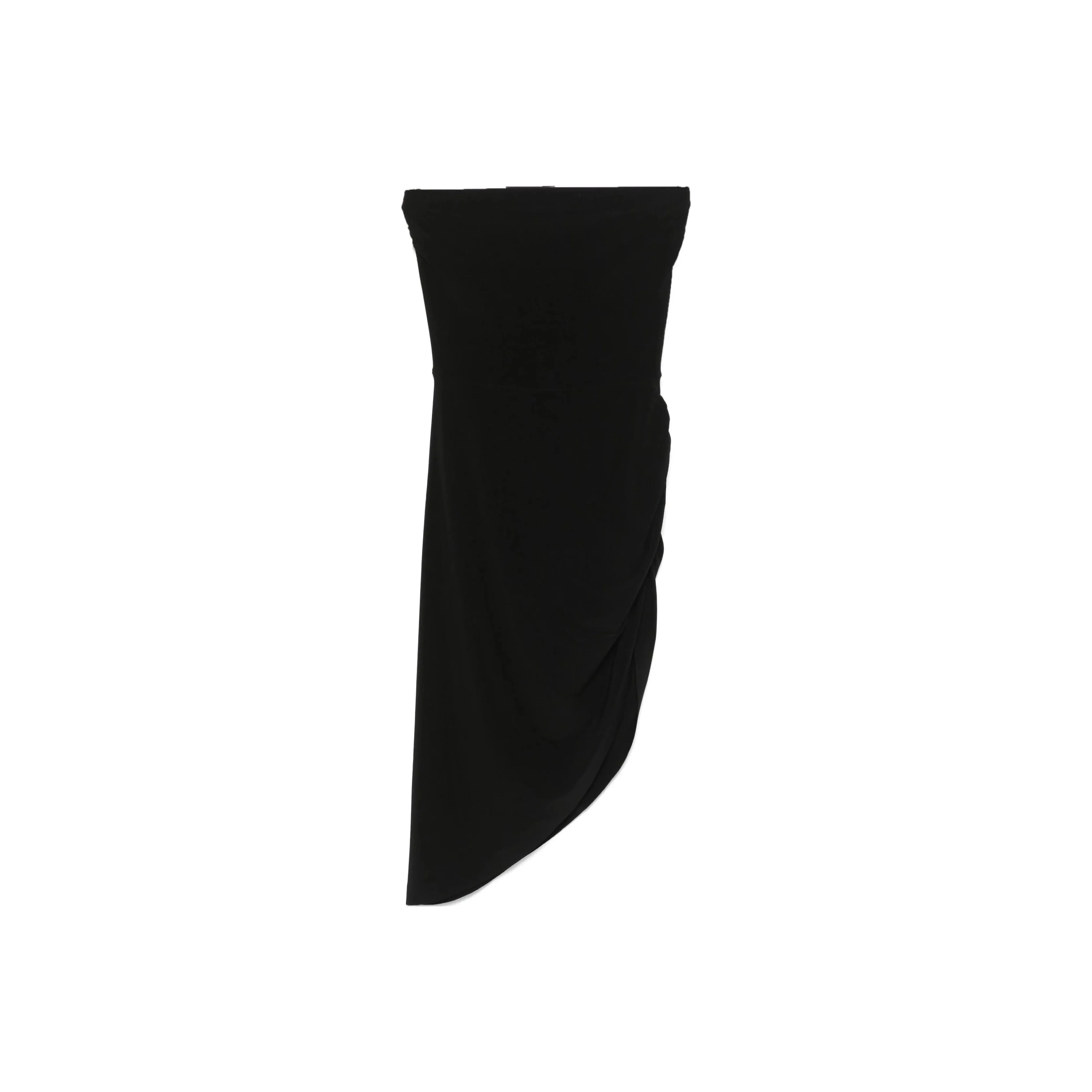 NORMA KAMALI Side drape Strapless Mini Dress