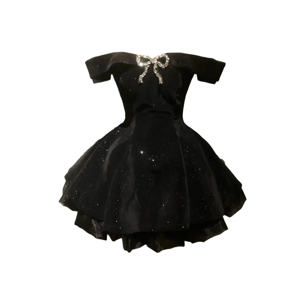 Incolore Без рукавов Платье Женское Черное