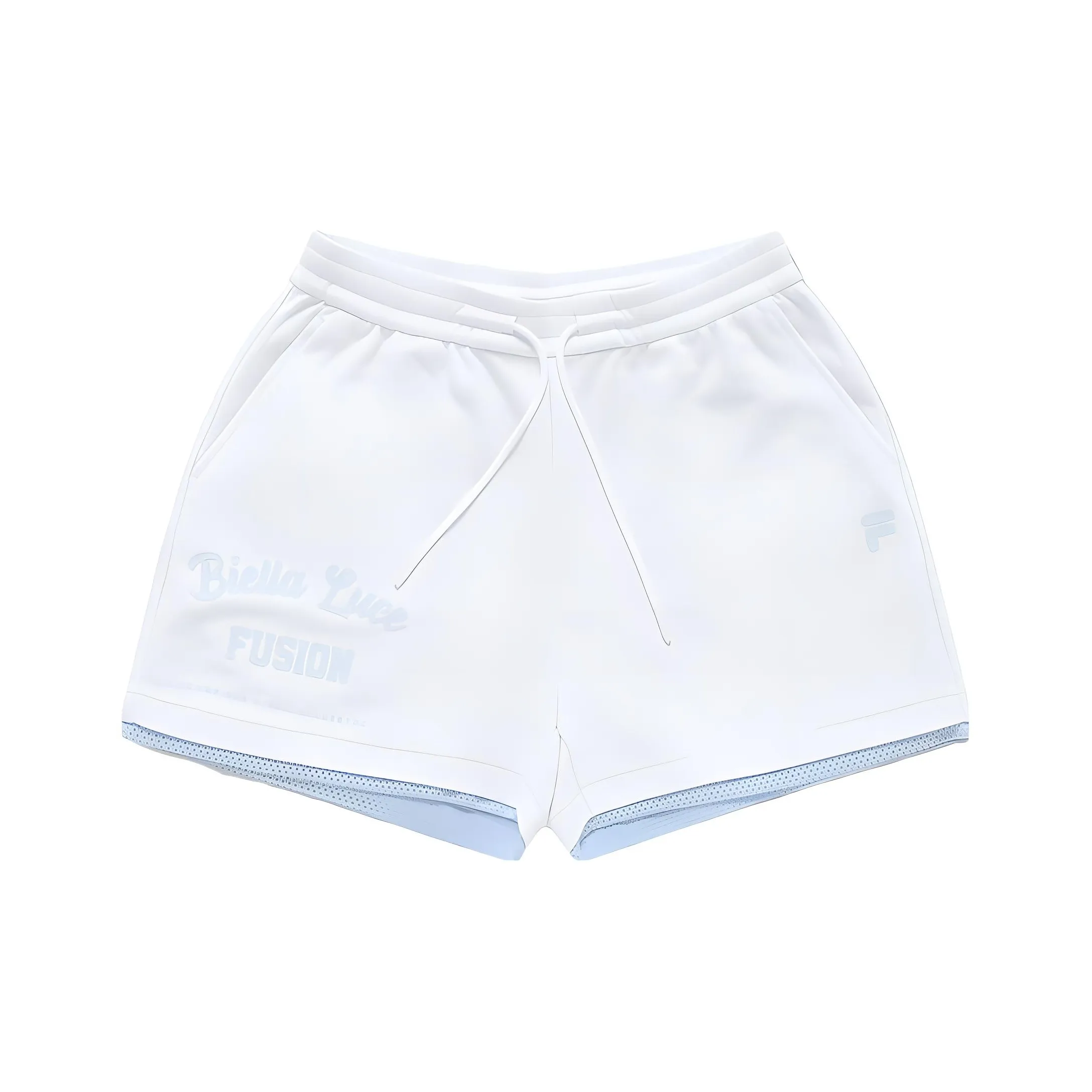 FILA FUSION Стандартные белые женские спортивные шорты