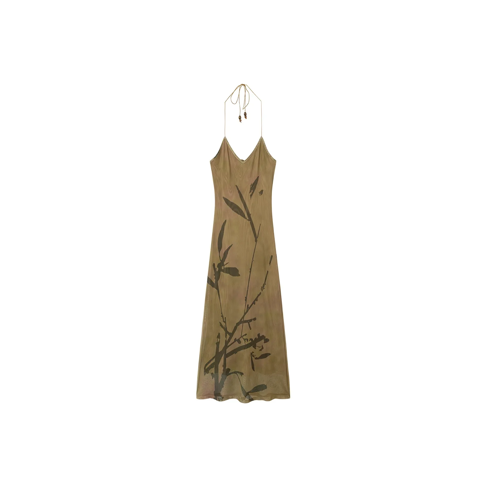 Ouyang Slip Dress Women's Evening Bamboo