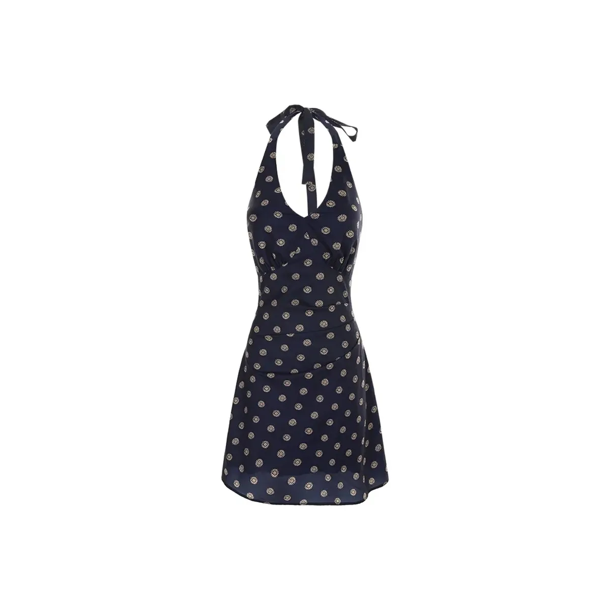 FLIM Sleeveless Dresses Women's Navy Blue Dress