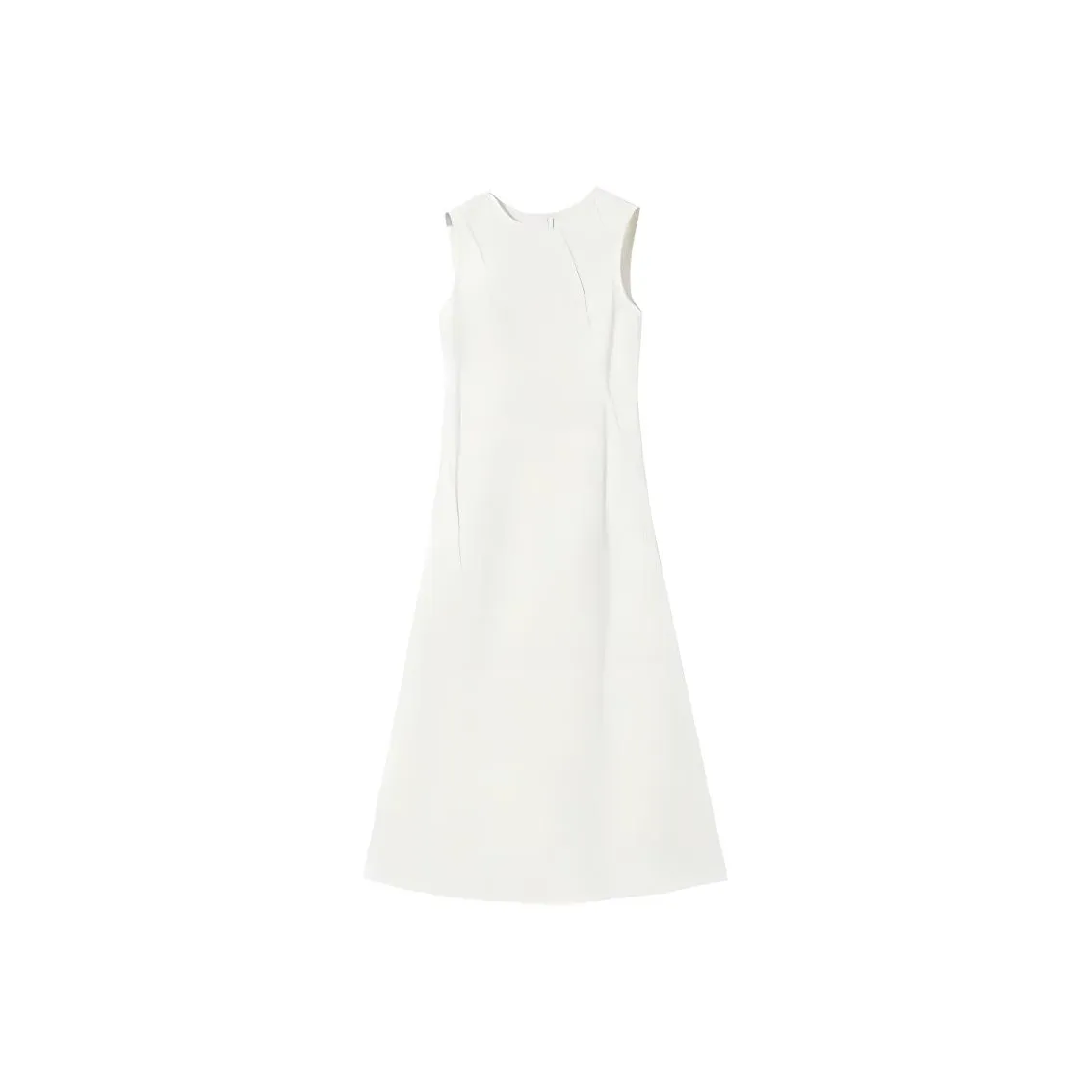 Orange Desire Sleeveless Dress Women's Coral White