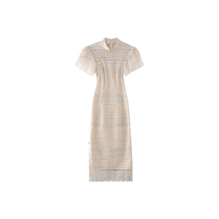 JINYE ORIENTAL Cheongsams Women's Champagne