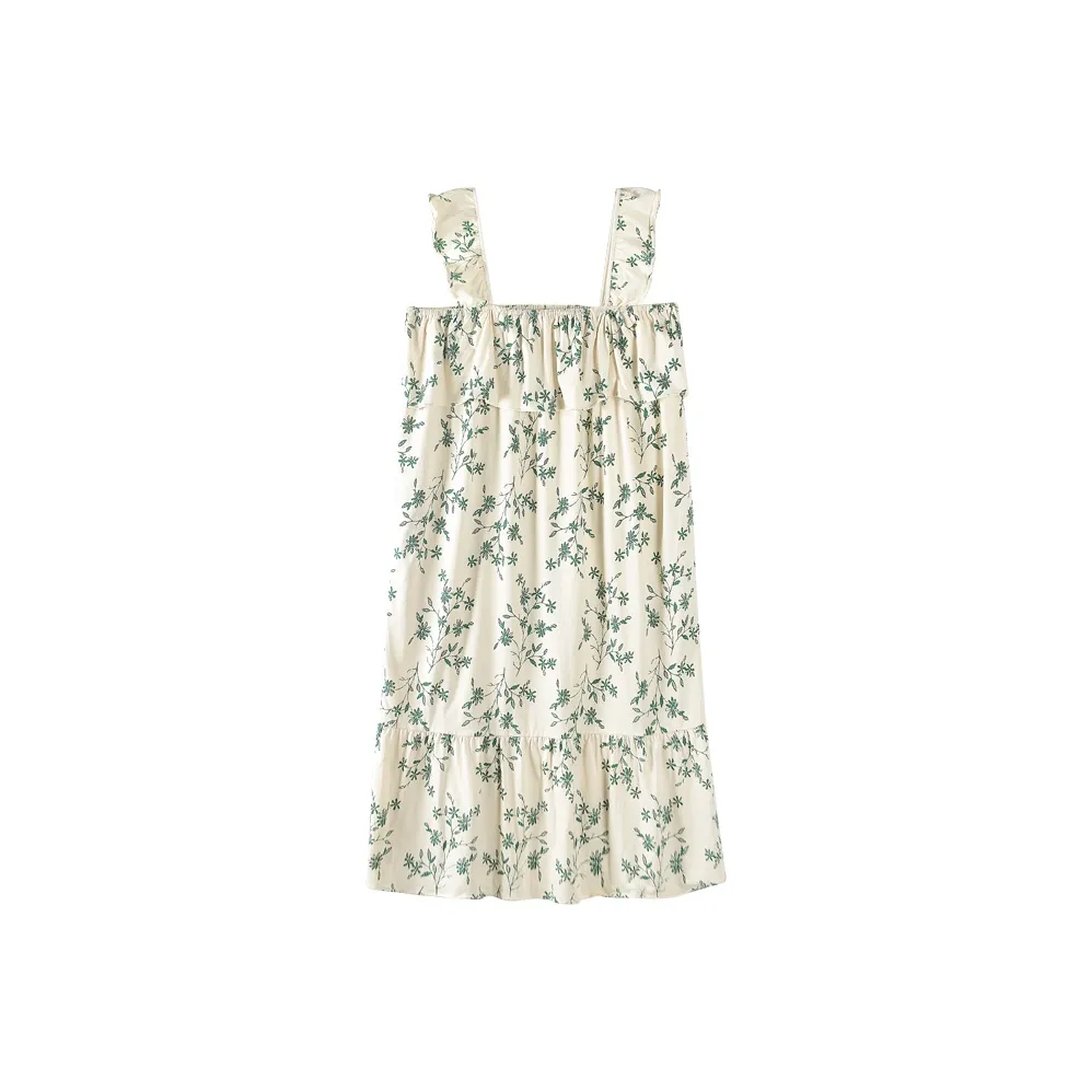 Lan Miao Sleeveless Dress Women's Emerald Green