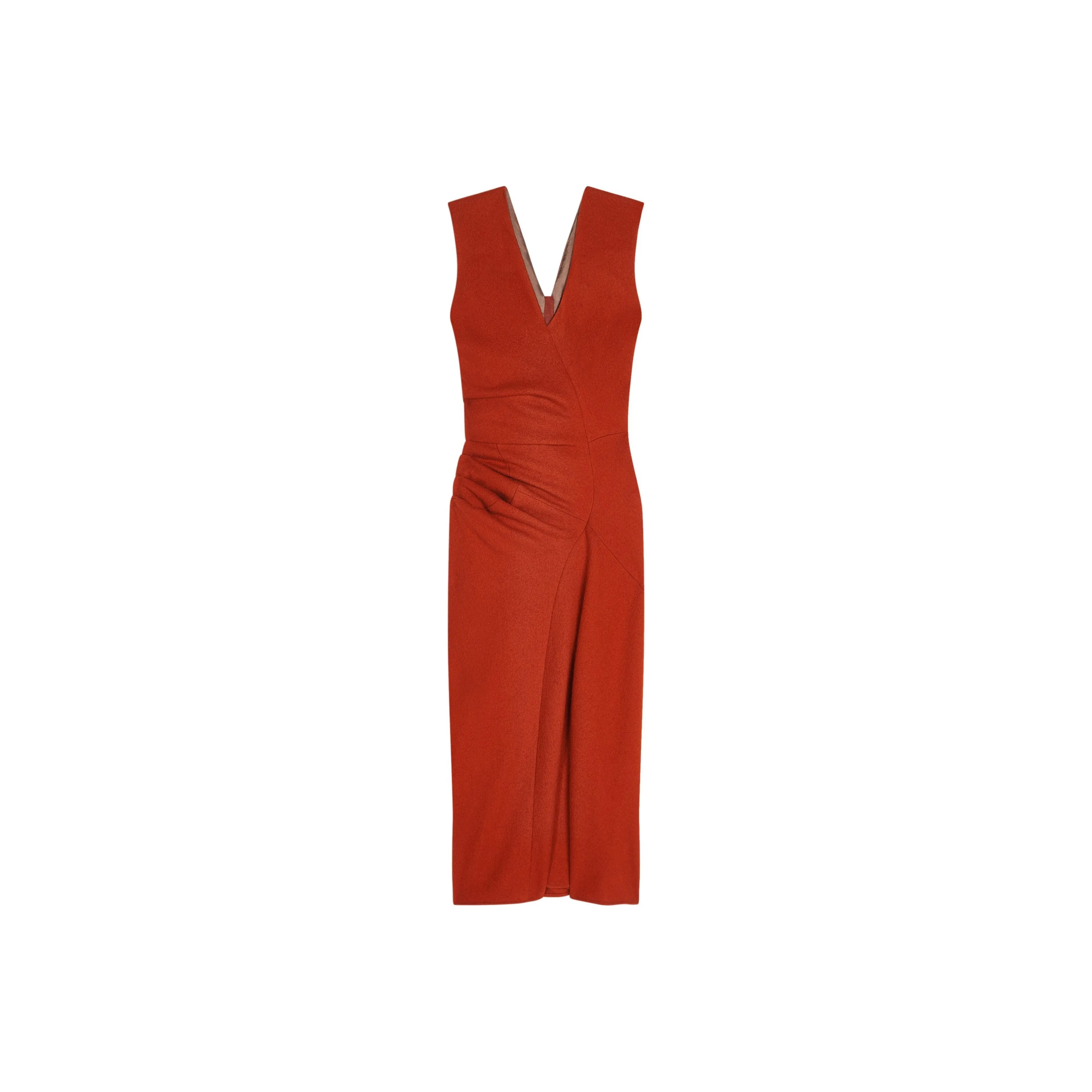 New Balance Golf Shoes Draped Midi Dress