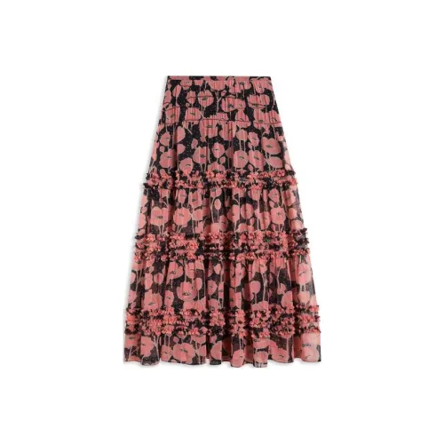 Ted Baker Красный Женские Повседневные Длинные Юбки