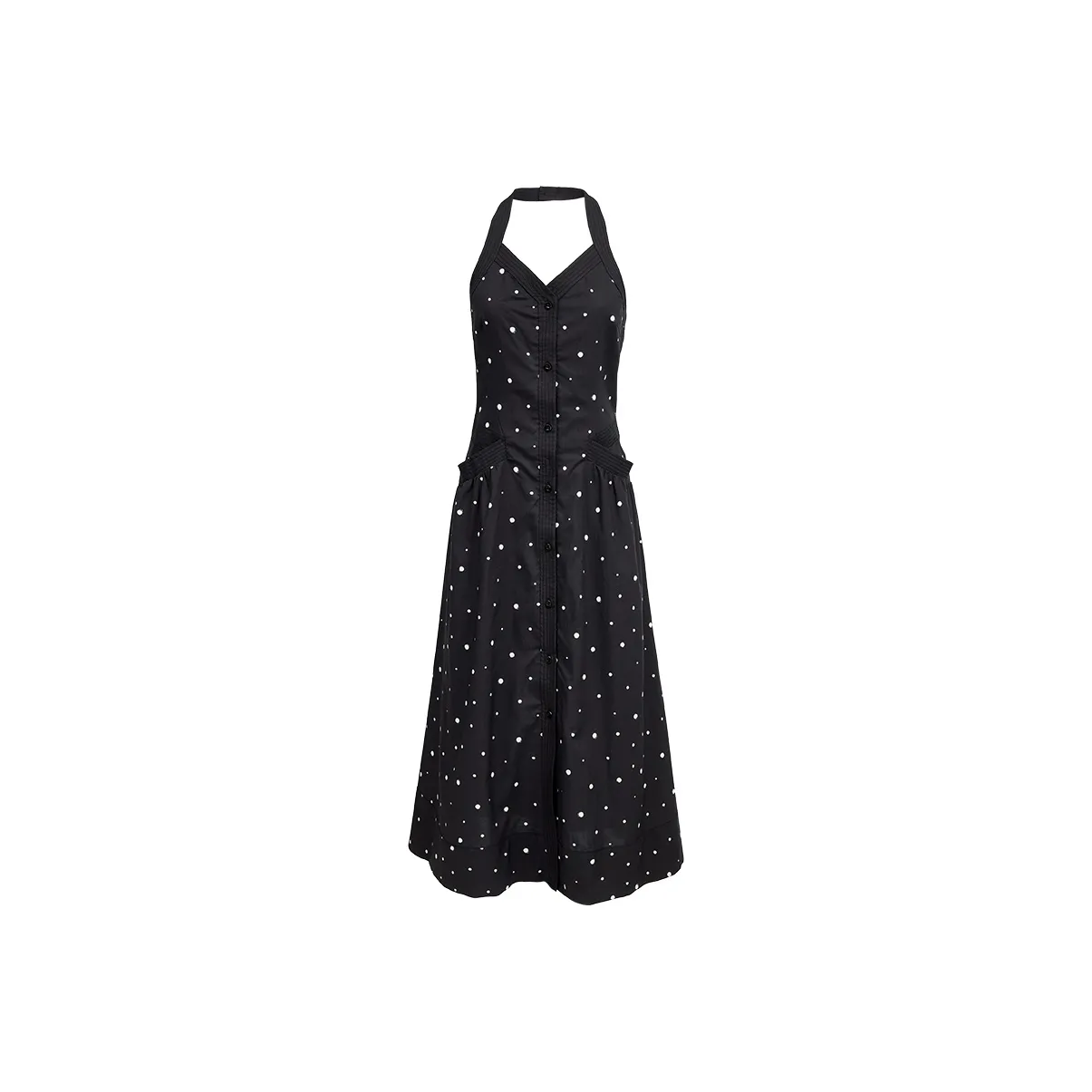 Only H13 Daisy Гороховый узор Черный узор Женские Платья без рукавов