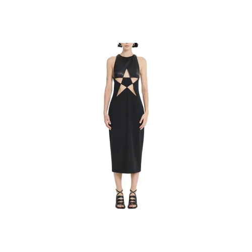 DION LEE Черный/Черный Женские Платья без рукавов