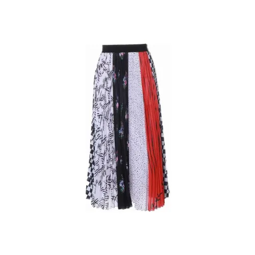 MSGM Многоцветные Женские Повседневные Длинные Юбки