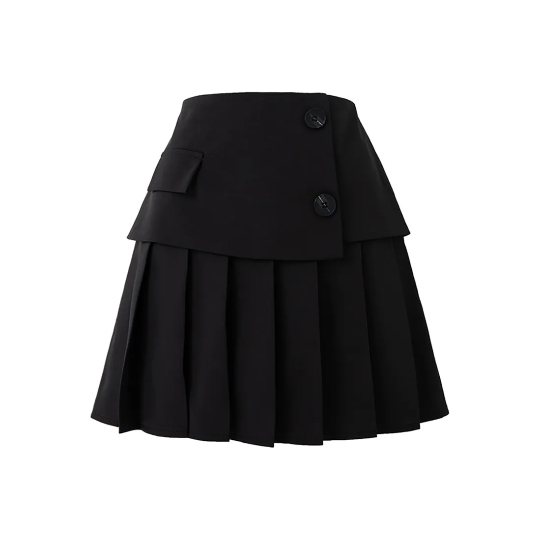 SOON FLOWER Повседневные короткие юбки Женские Черный