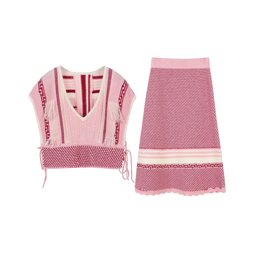 NancyCavally Two Piece Skirt Sets Women's