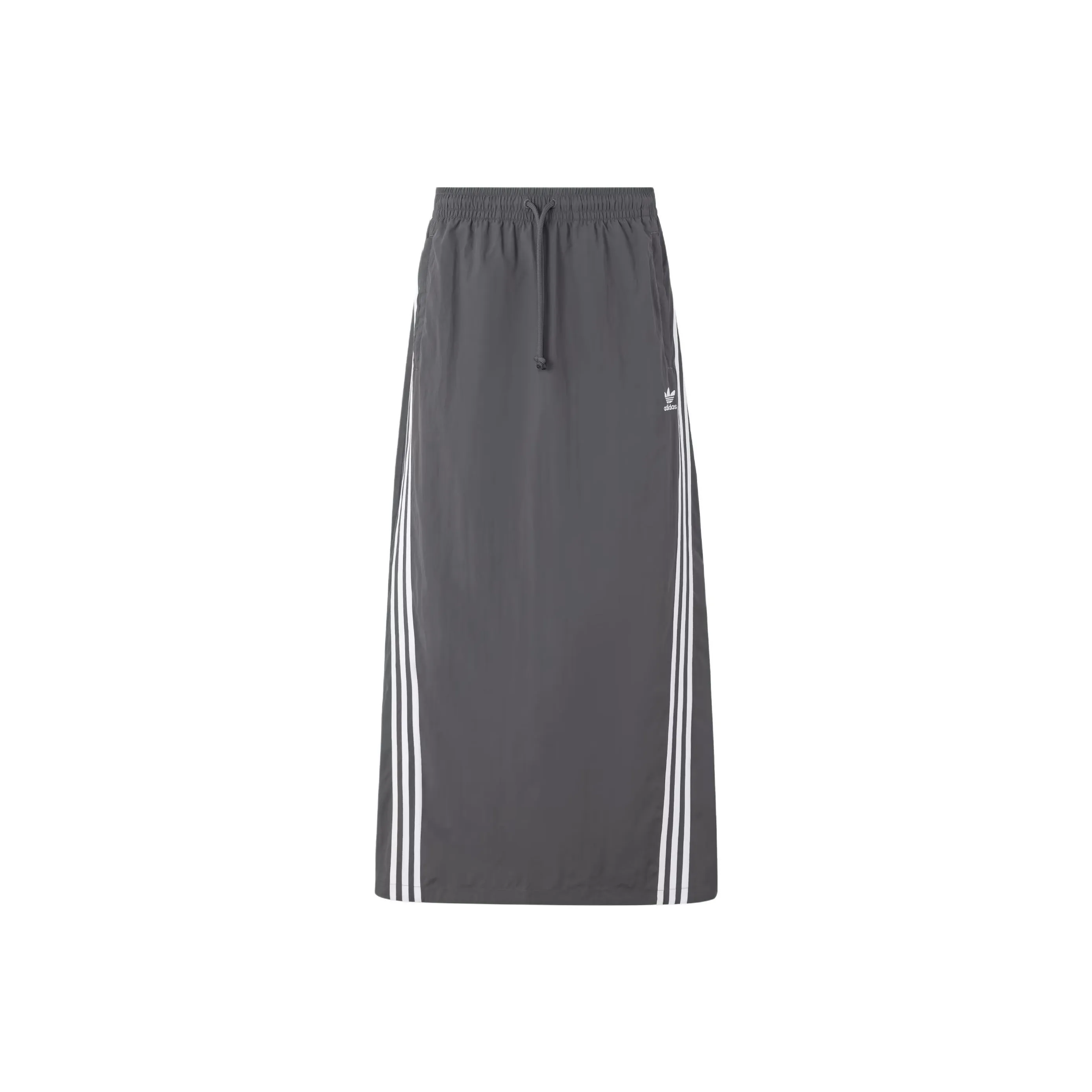 Adidas Originals 3s Parach Skirt Casual Long Skirts Women's Dark Gray