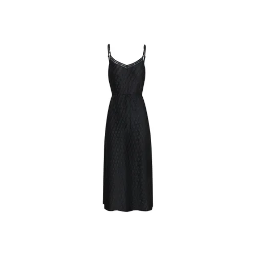 Firststation Black Женские Длинные Рукава Платья