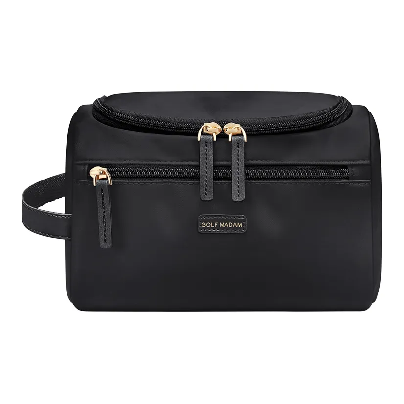 GOLF Водоотталкивающая ткань Косметичка Женская Элегантная Черный Овсяный
