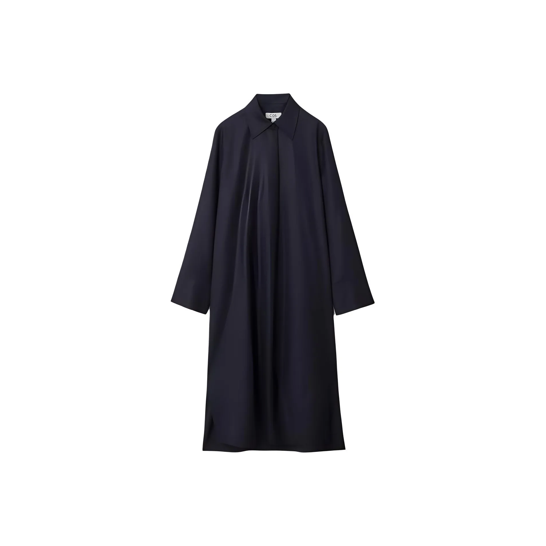 COS Long Sleeved Dresses Women's Navy Blue