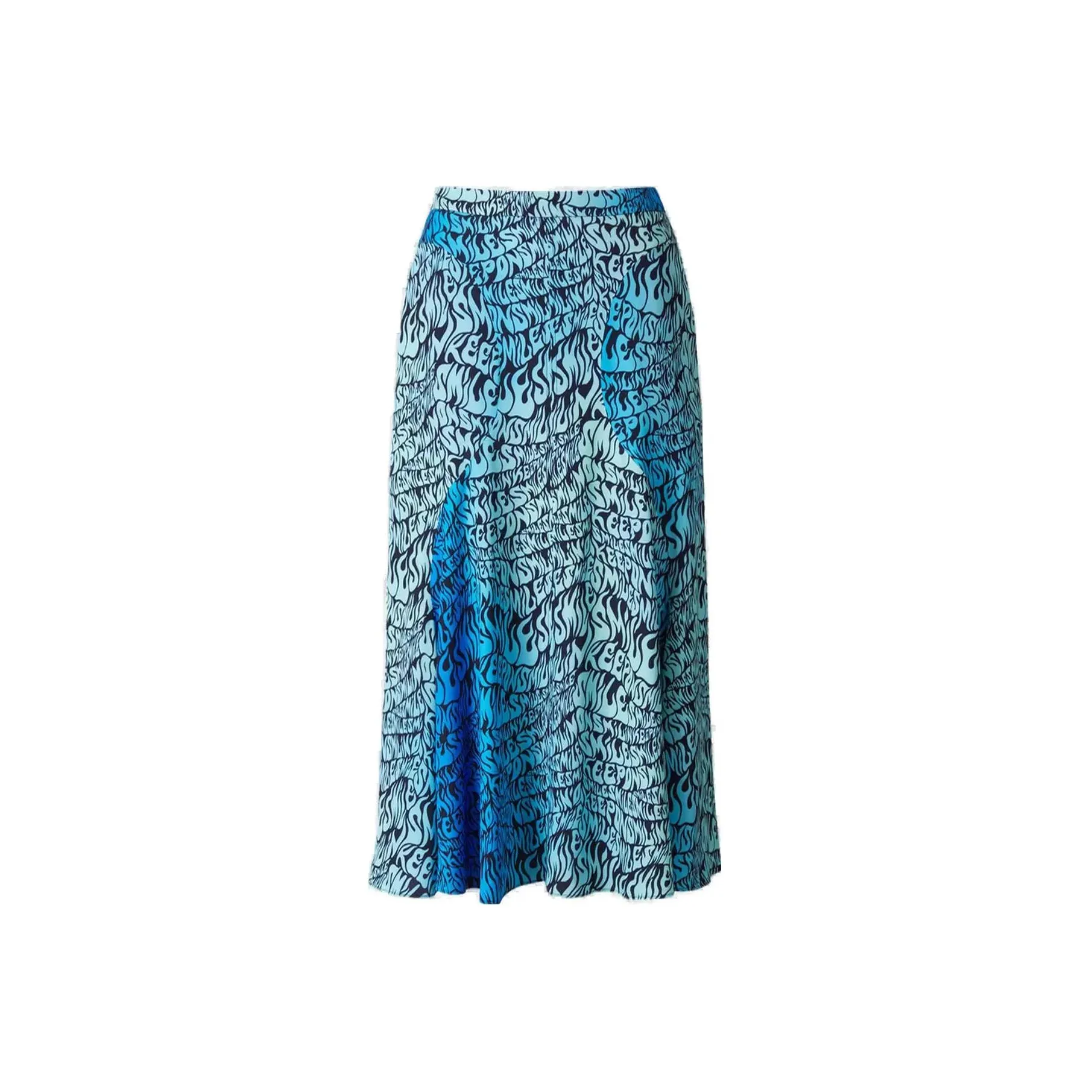 Stella McCartney SS23 Casual Long Skirt Women's Blue