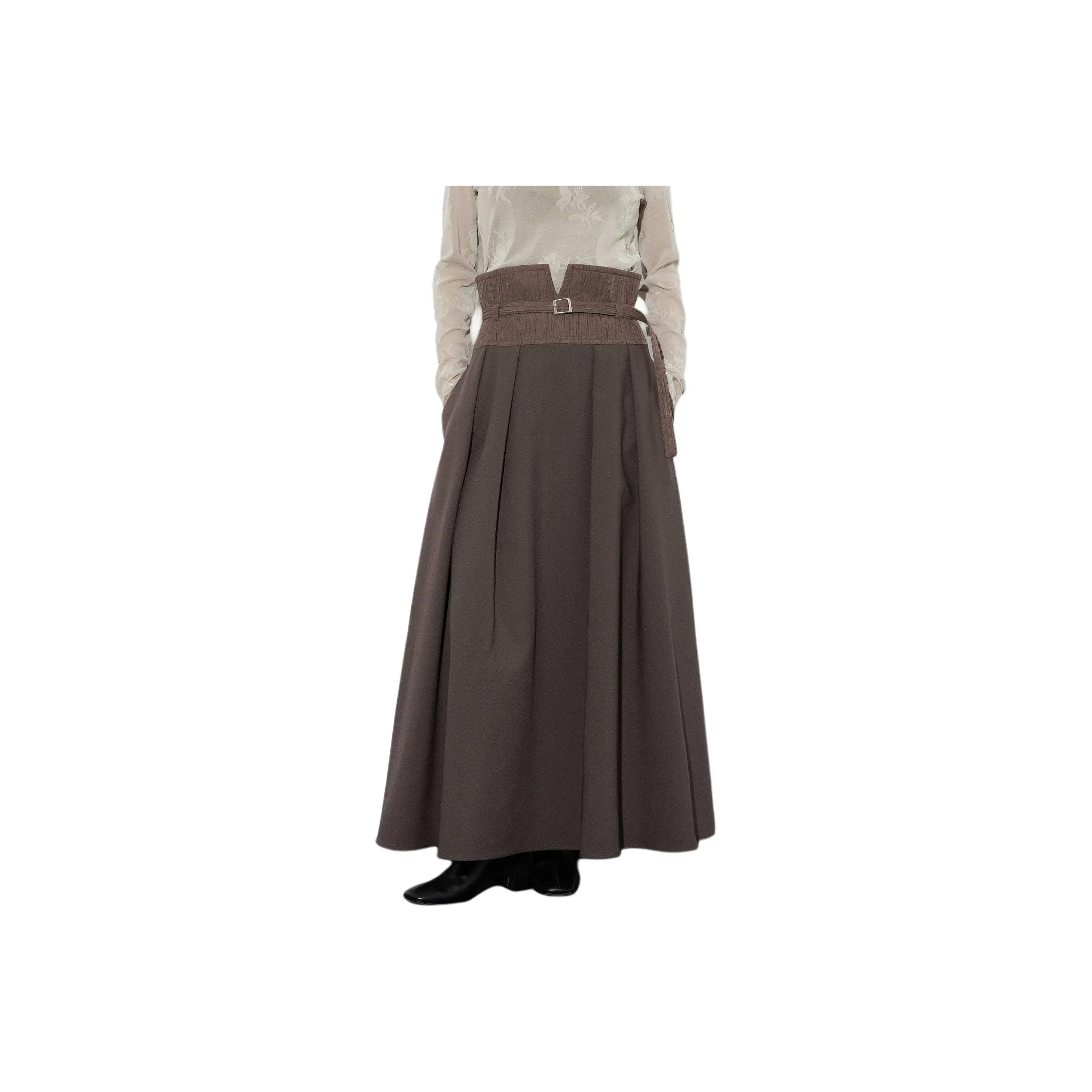 UNITED TOKYO Casual Long Skirts Women's Brown