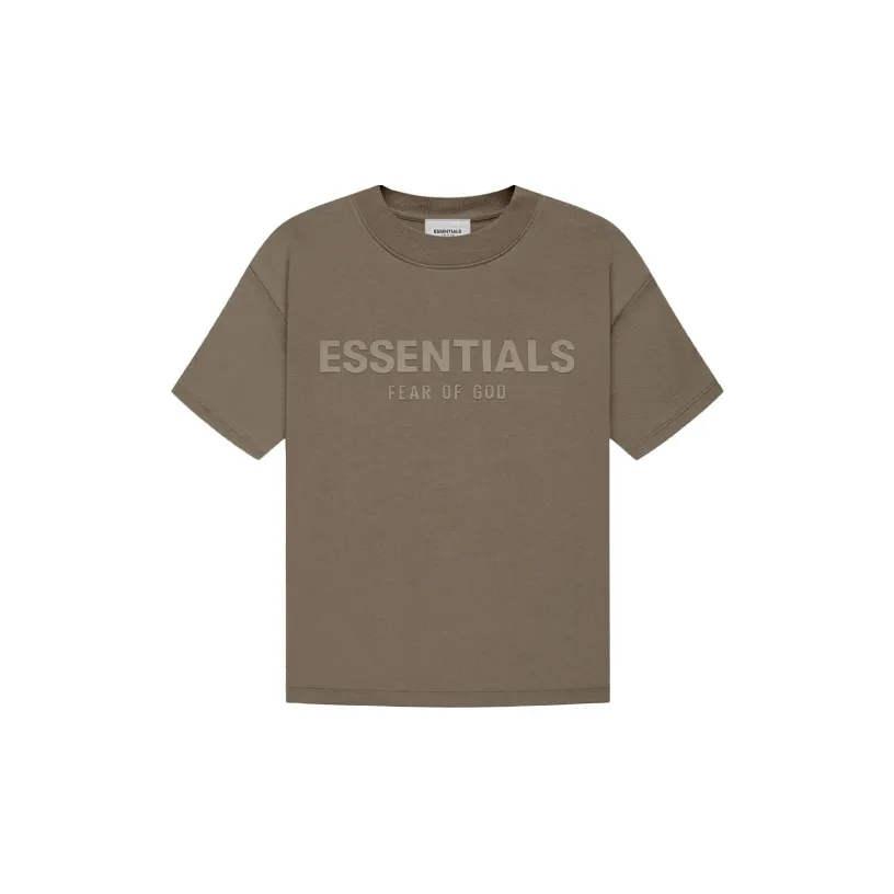 Fear Of God Essentials T-Shirt FW21 Пшенично-коричневый Детский