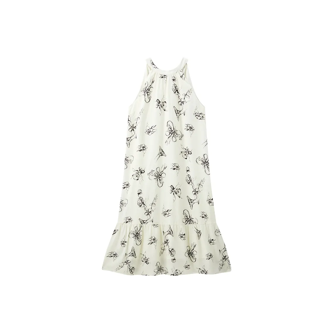 PEACEBIRD Длинное платье с длинным рукавом женское бежевый