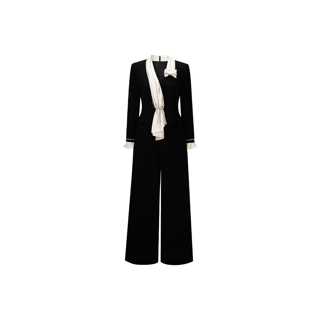 CHICHY CHICHY Size Sister Series Jumpsuit Women's Black