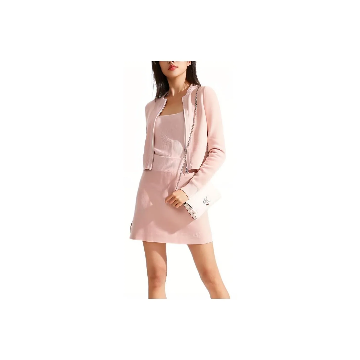 CK/Calvin Klein Casual Short Skirts Women's Shell Pink