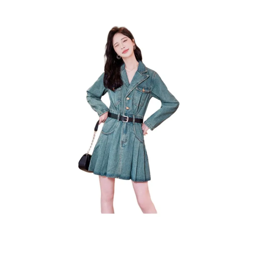 Fele.d Длинное платье с длинными рукавами женское