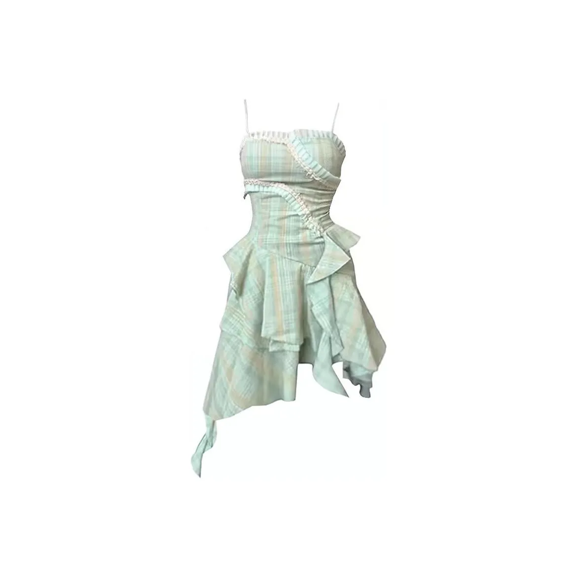 GOSO Slip Dresses Women's Light Green