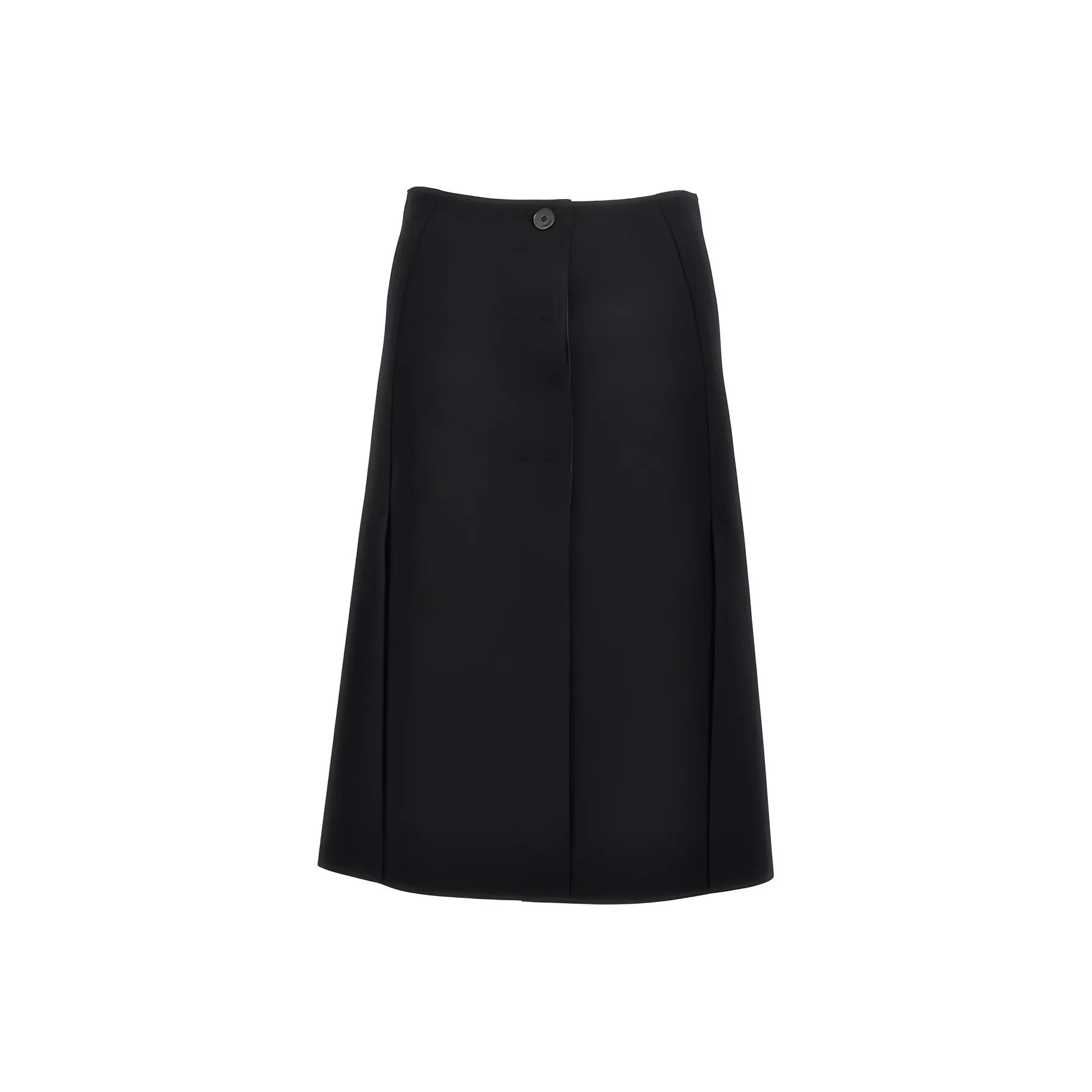 Lanvin Back Slit A Line Skirt