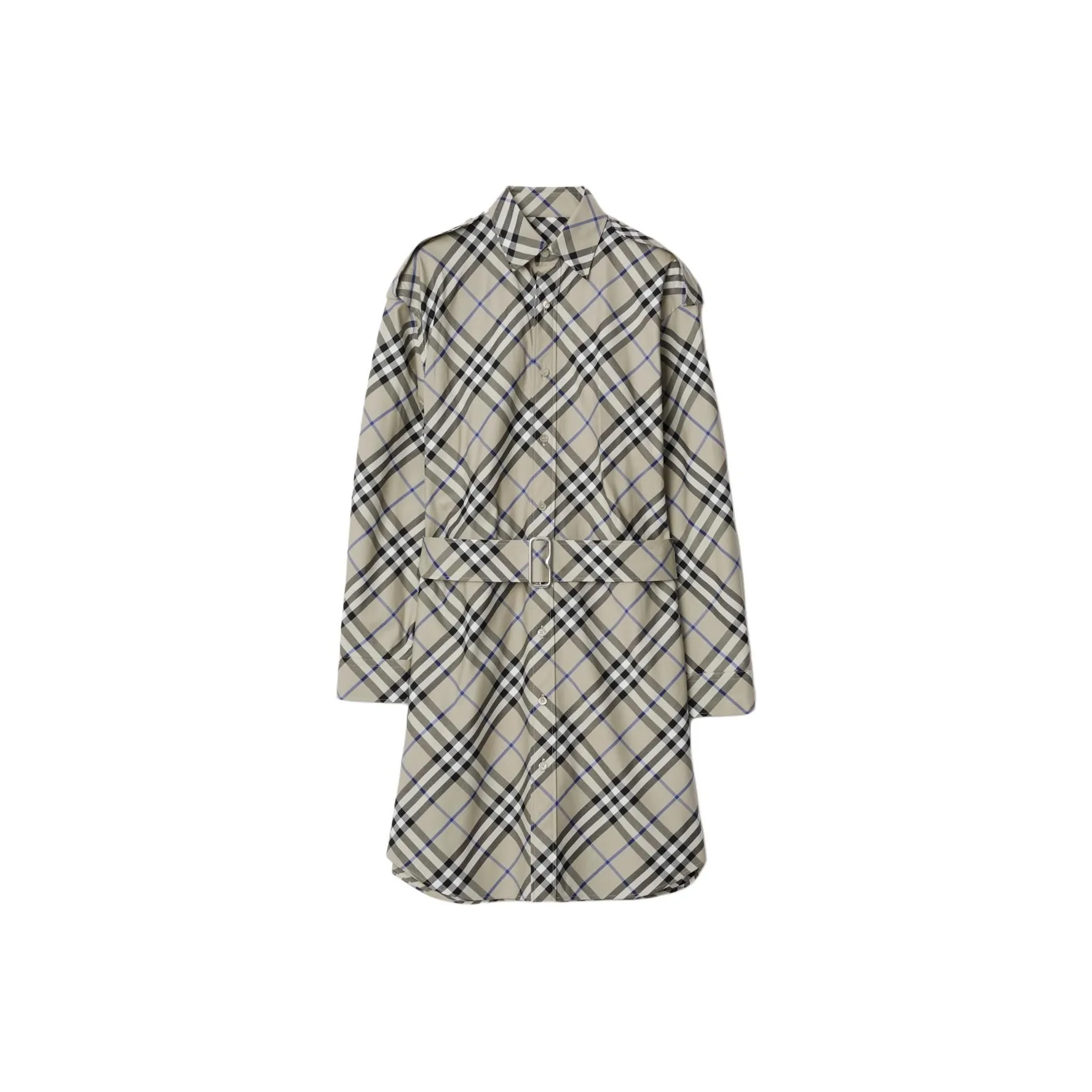 Burberry Vintage Check print Cotton Shirt Dress
