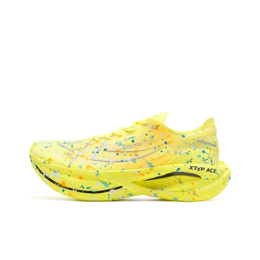 XTEP 160X 3,5PRO Беговые кроссовки Низкий Топ Флуоресцентный Яркий Бирюзовый Мужской