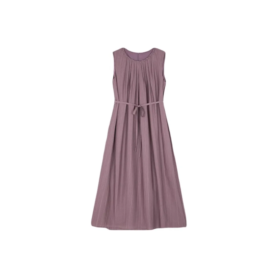 Mo Han Yi Mei Без рукавов Платье Женское Фиолетовое