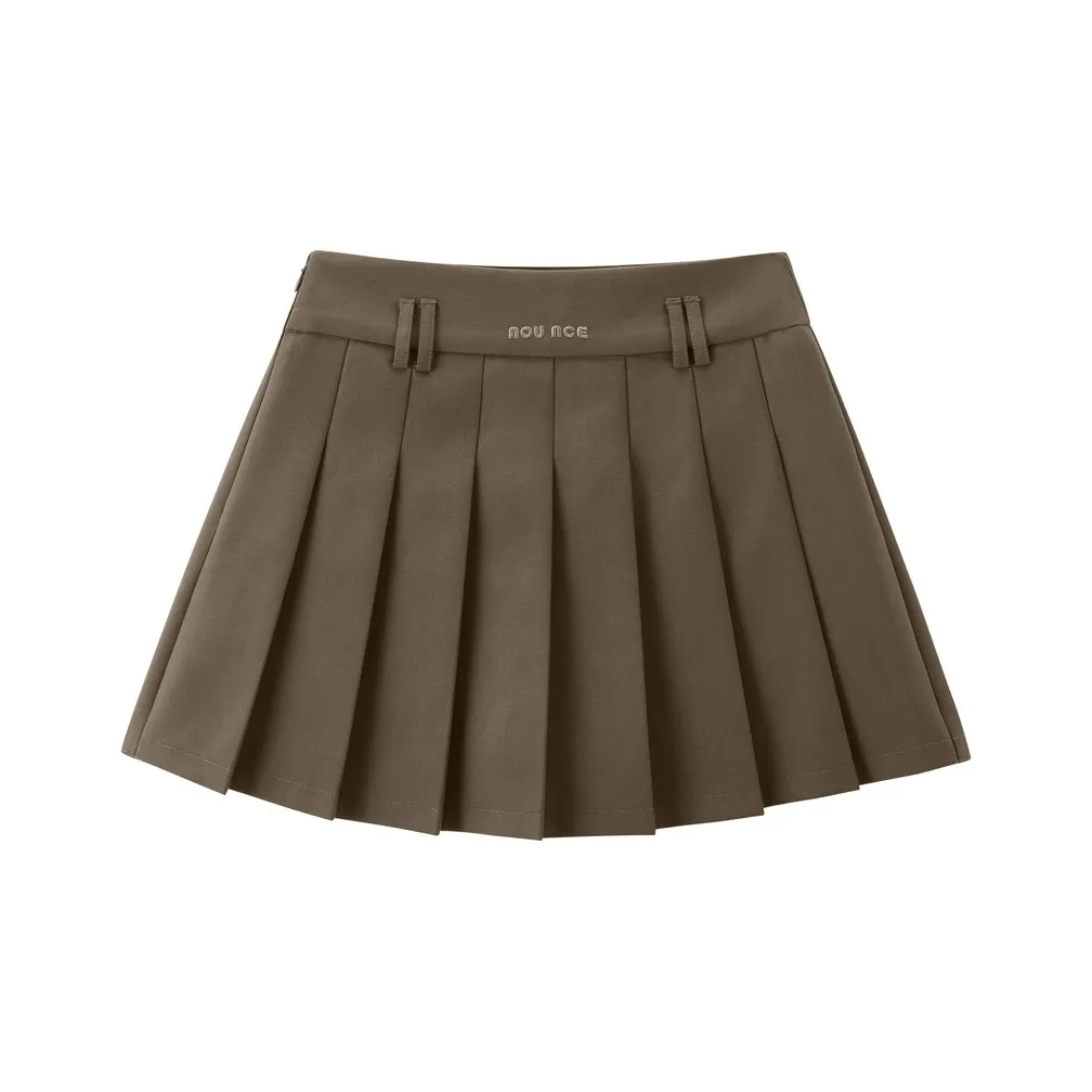 LEDIN Коричневая женская повседневная короткая юбка