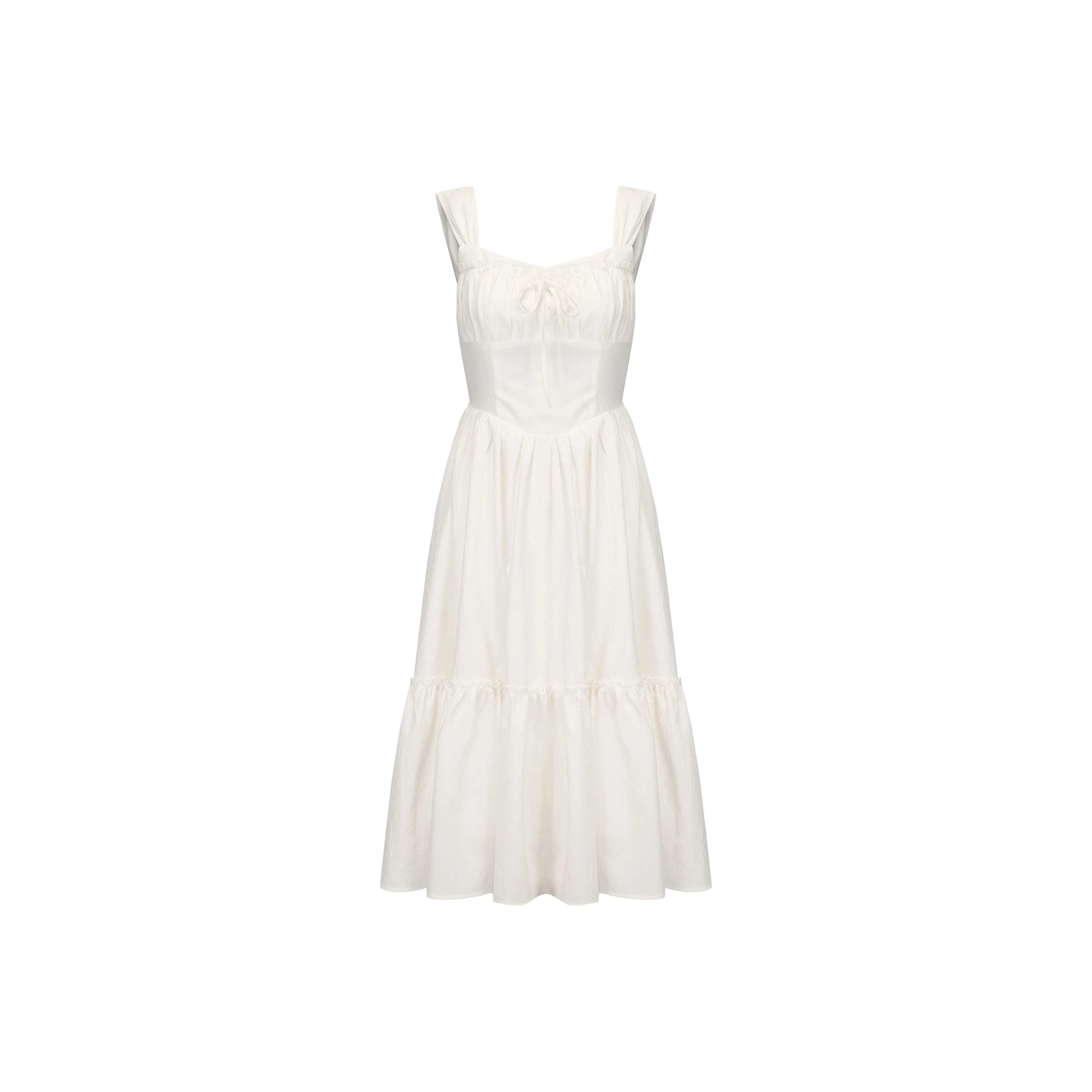 CHIWAWAMEME Белый ракушечный Женские Слиплатья