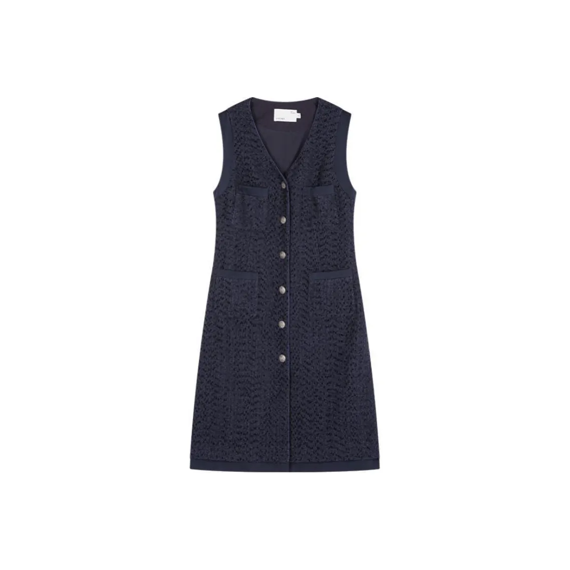 IHIMI Без рукавов Платье Женское Темно-синий