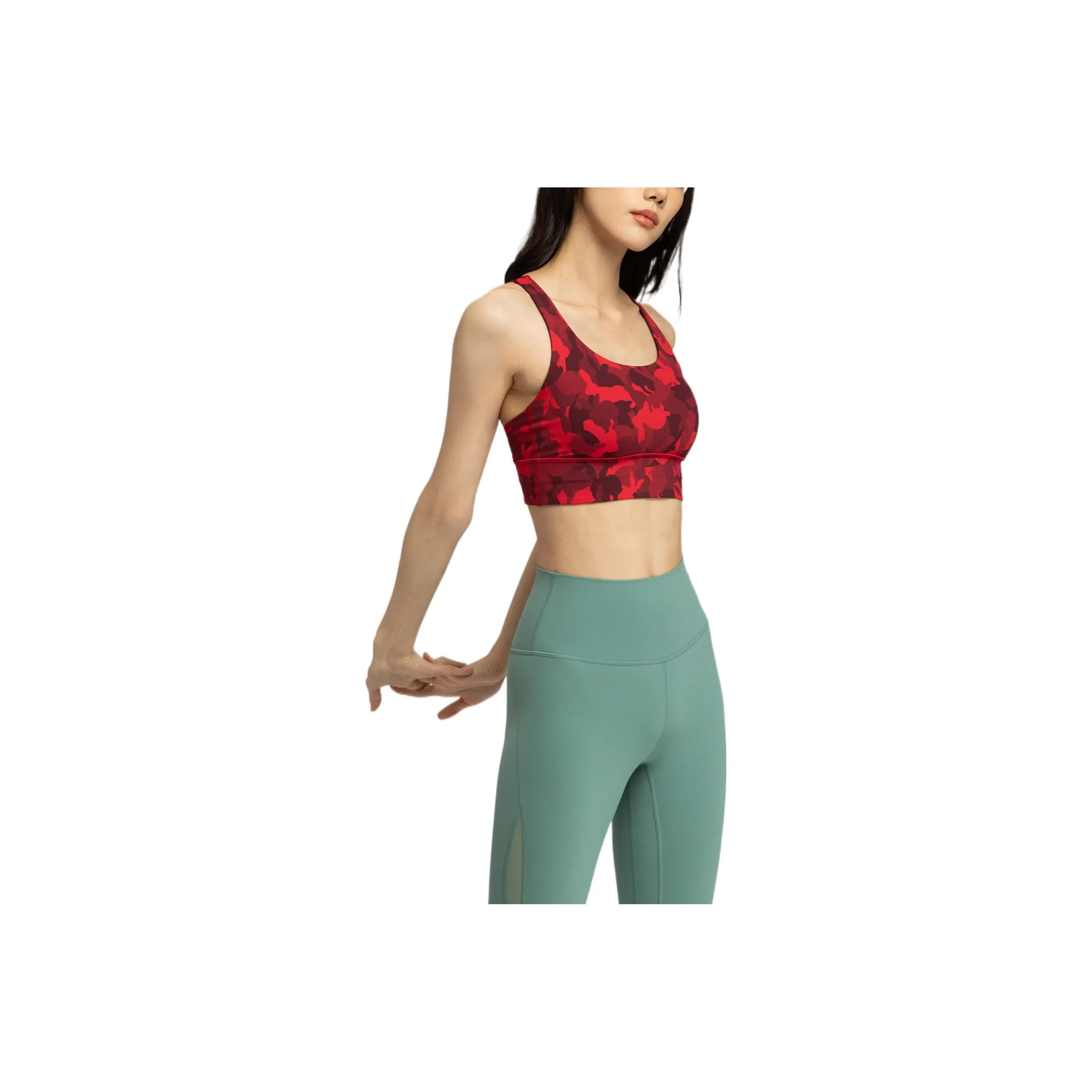 Lululemon Energy Sports Underwear Women's Camouflage Red