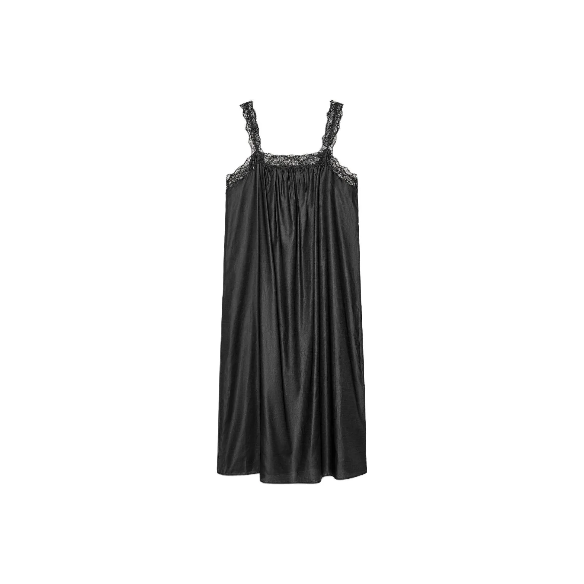 ZARA ZW Series Slip Dress Women's Black